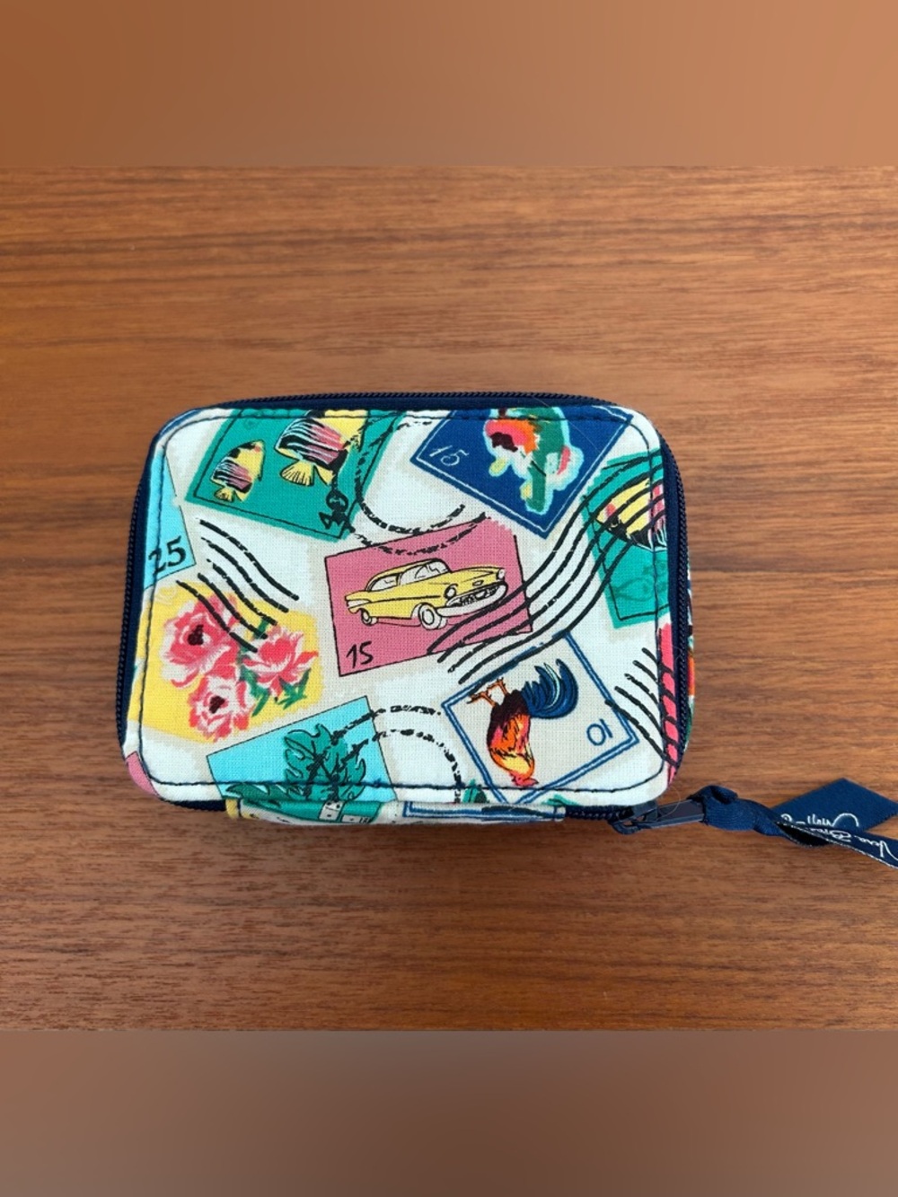 Vera Bradley Cuban Stamps (2017) All in One Travel Case